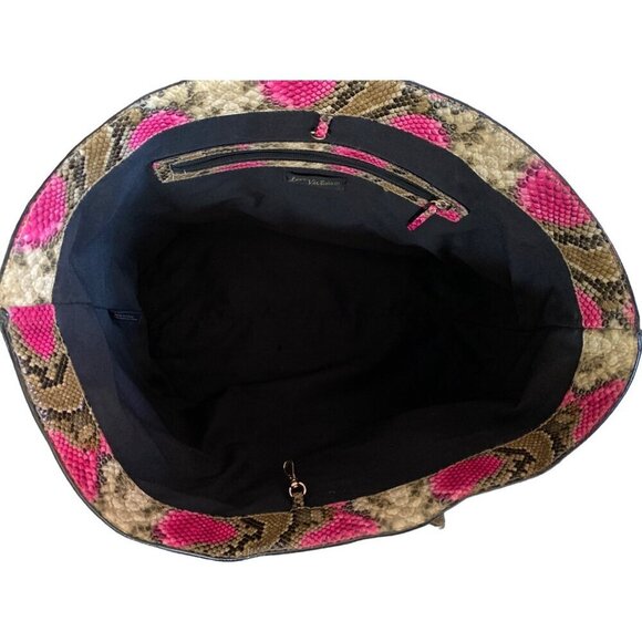 Pink Python Animal Print Victoria's Secret Tote, Wallet & wristlet  Handbag Set - Picture 7 of 11